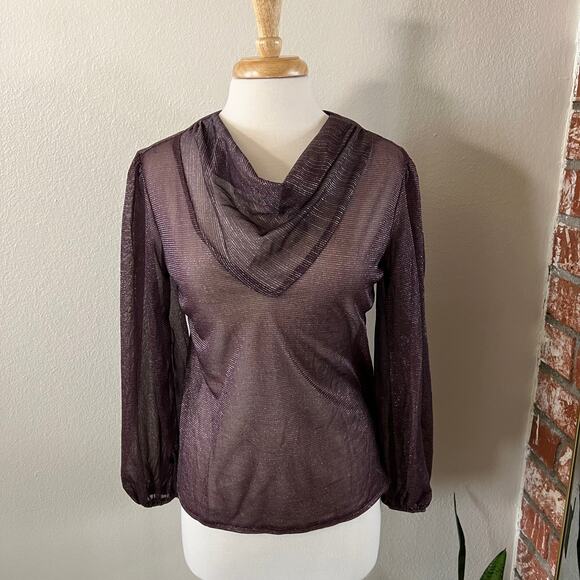 Vintage purple blouse - Picture 1 of 6